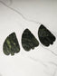 Green Jade Leaf Carving