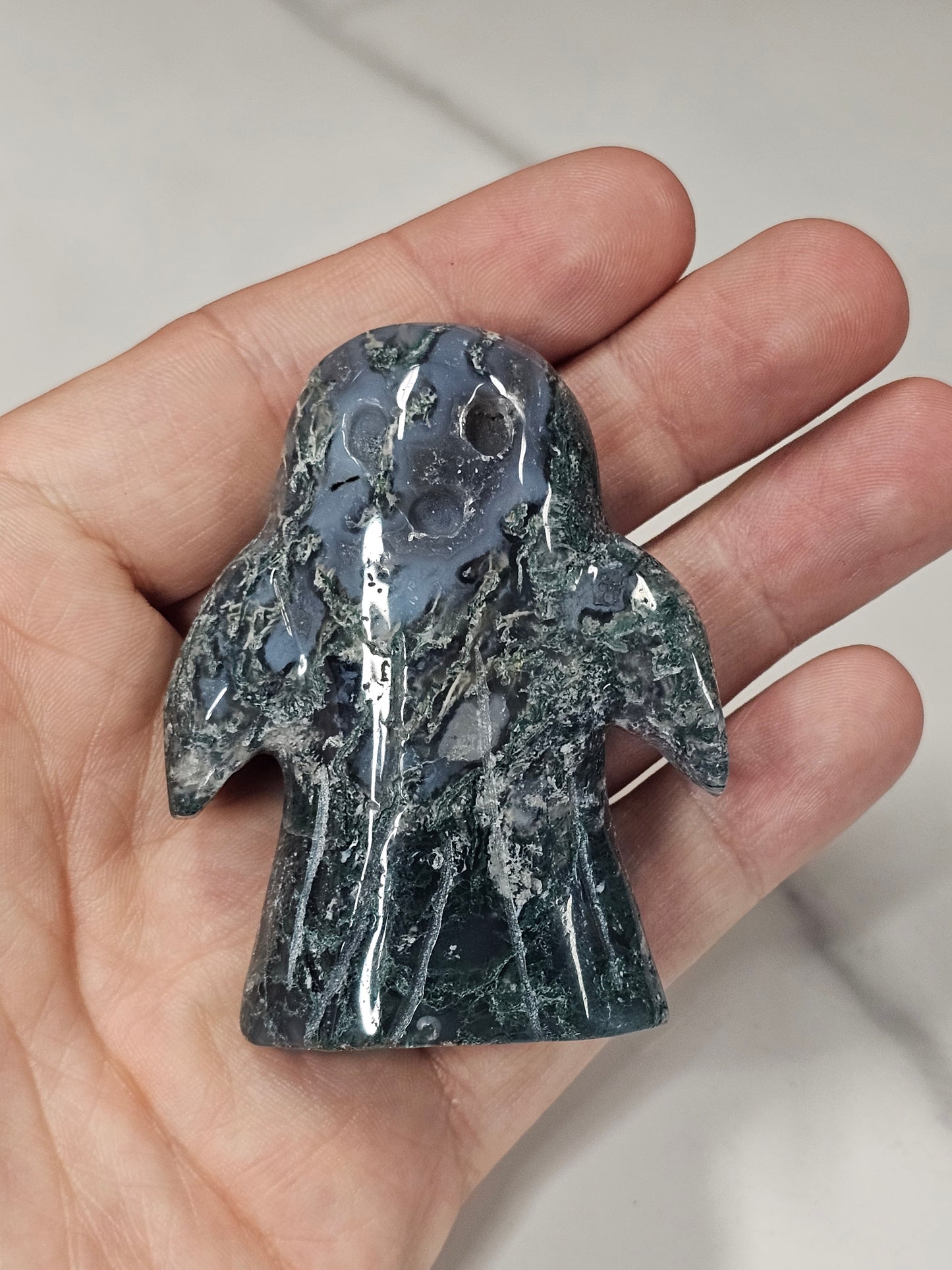 Moss Agate Ghost
