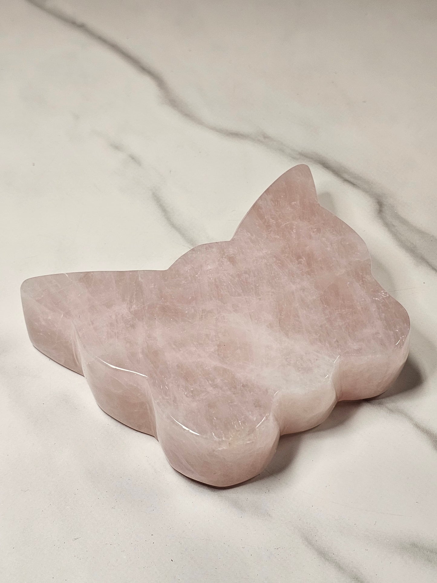 Rose Quartz Butterfly Bowl