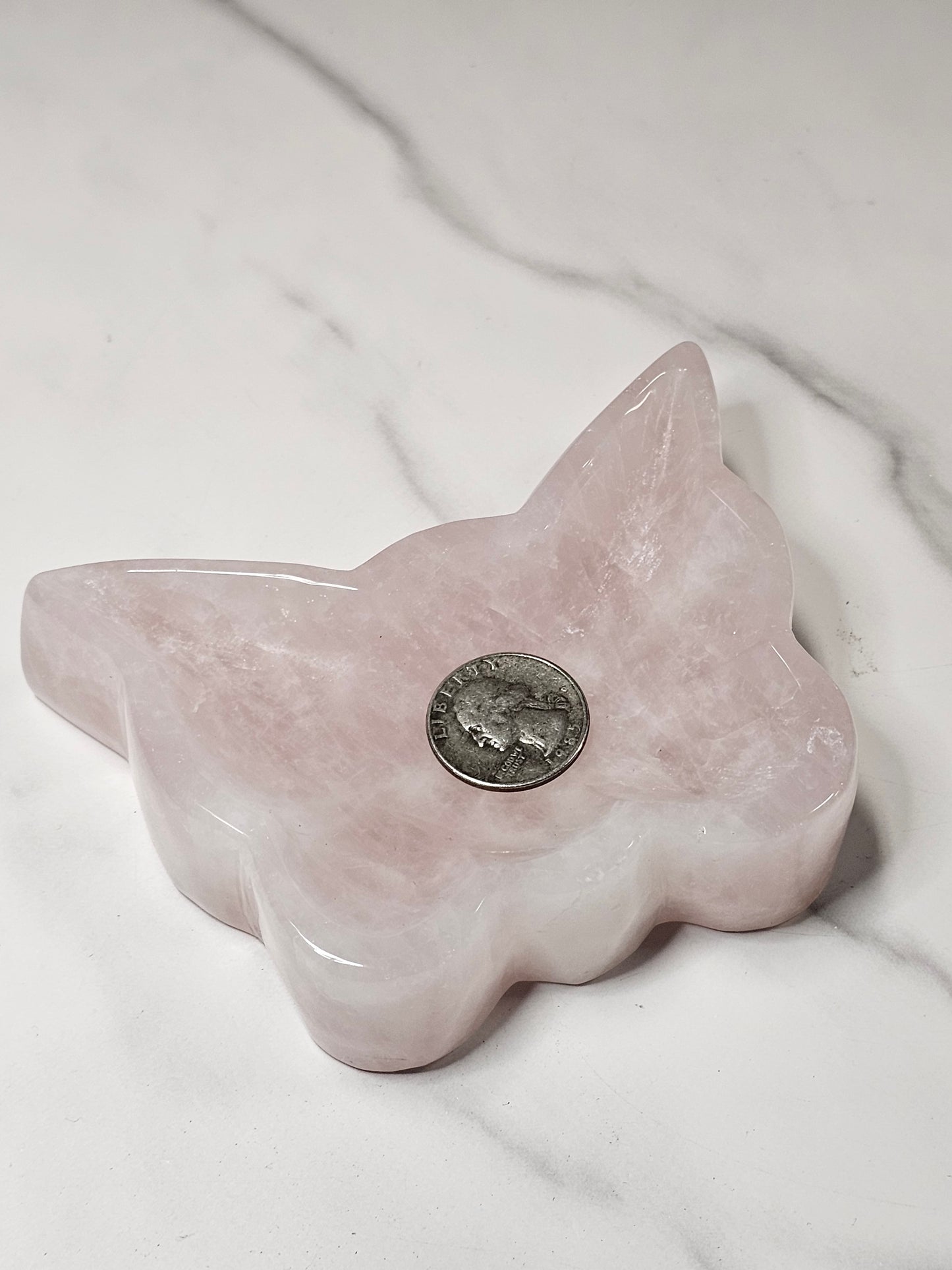 Rose Quartz Butterfly Bowl