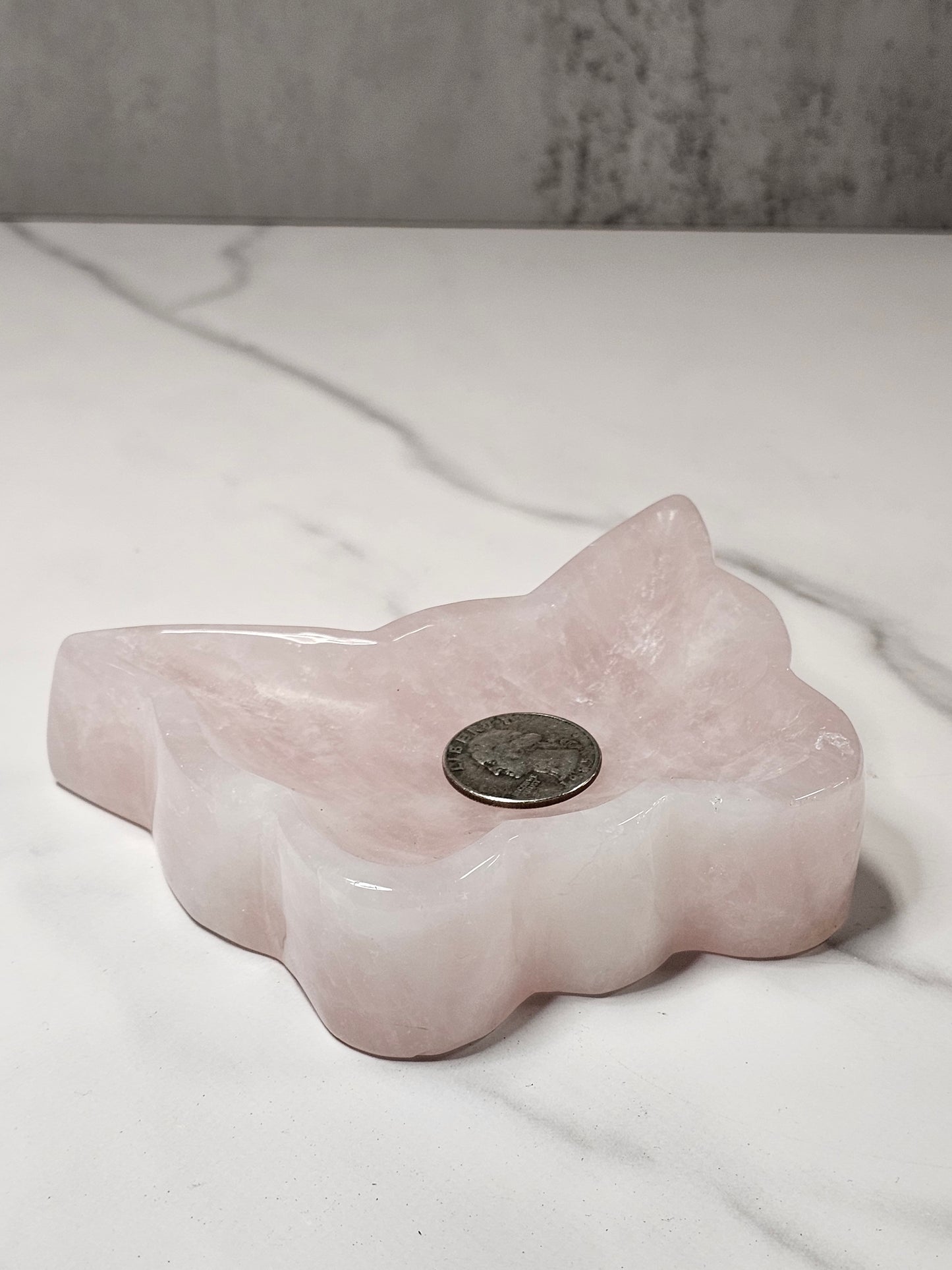 Rose Quartz Butterfly Bowl