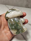Moss Agate Mushroom Carving