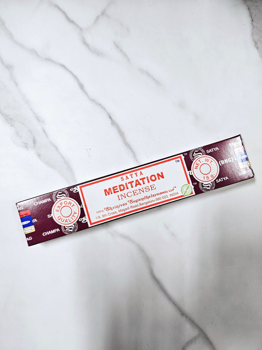 Meditation Satya Incense Sticks 15g