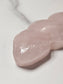 Rose Quartz Snake Carving
