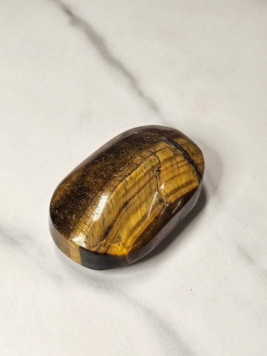 Tiger's Eye Palm Stone