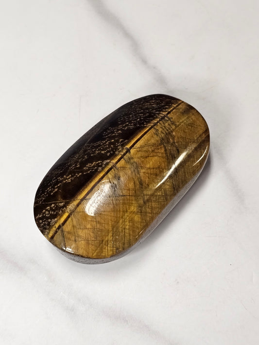 Tiger's Eye Palm Stone