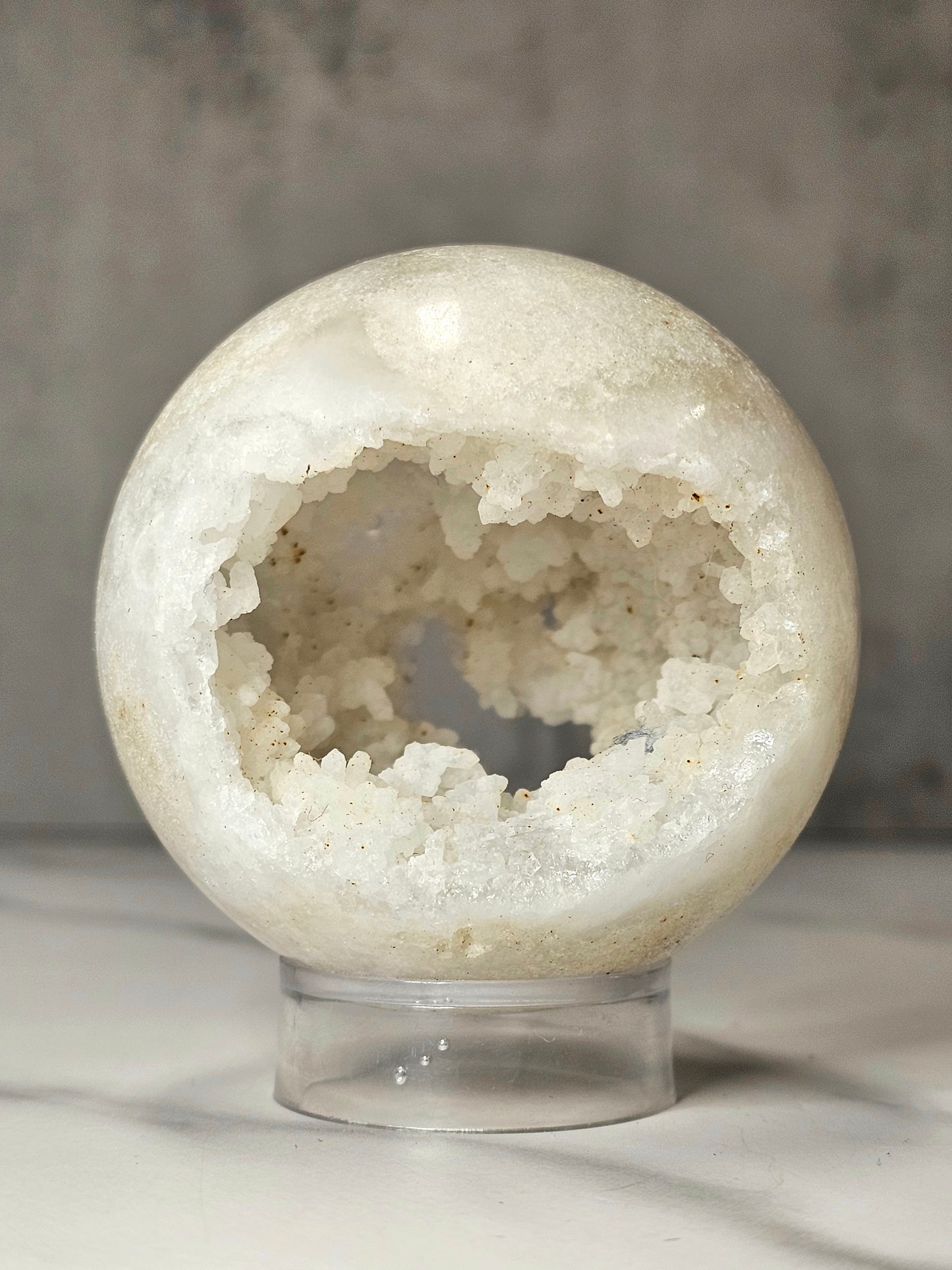 Moroccan Quartz Geode Sphere