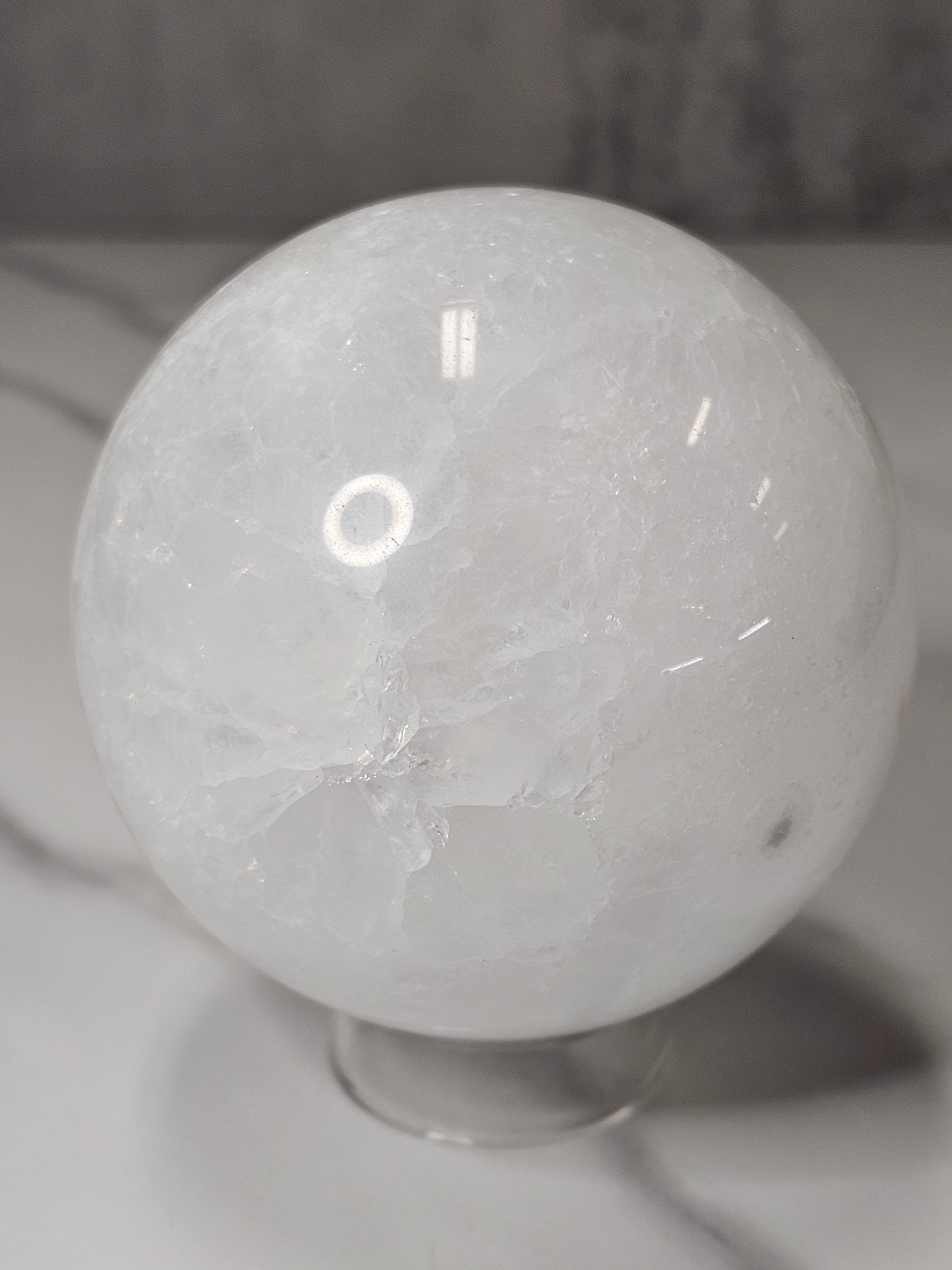 Druzy Quartz Sphere