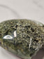 Prehnite Heart Carving