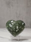 Prehnite Heart Carving