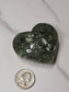Prehnite Heart Carving
