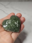 Prehnite Heart Carving