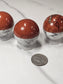 Howlite and Red Jasper Poke Ball Large