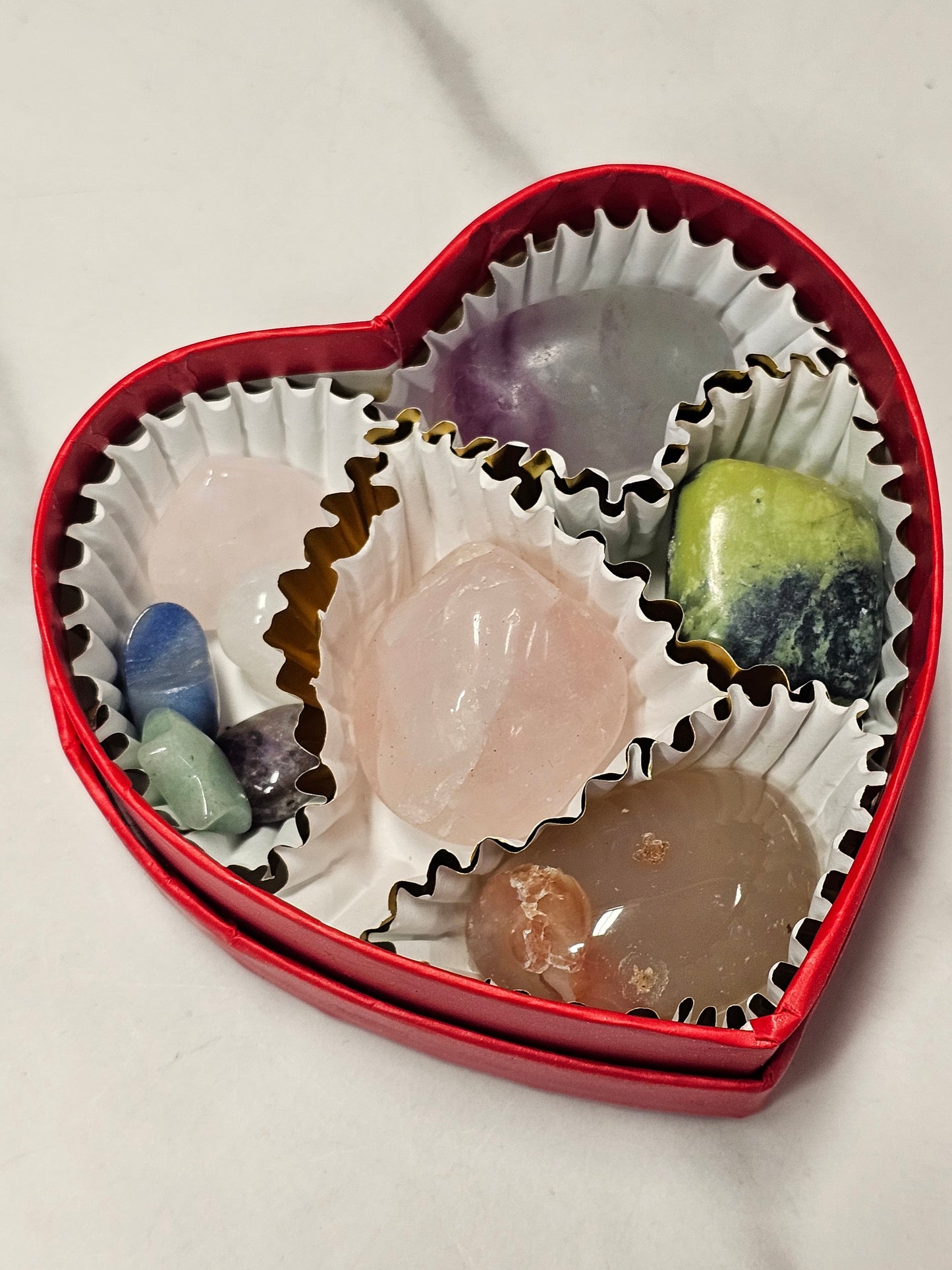 Valentine's Heart Shaped Crystal "Chocolate" Box