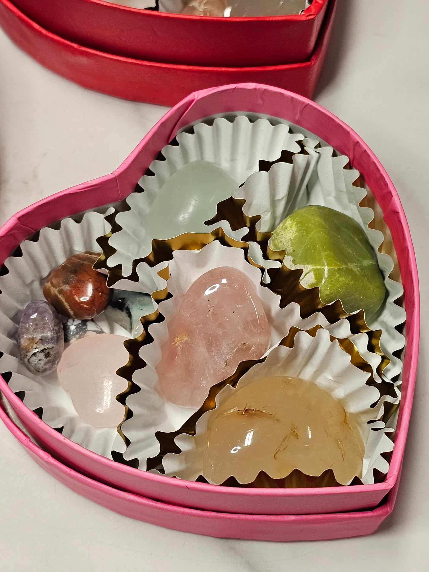 Valentine's Heart Shaped Crystal "Chocolate" Box