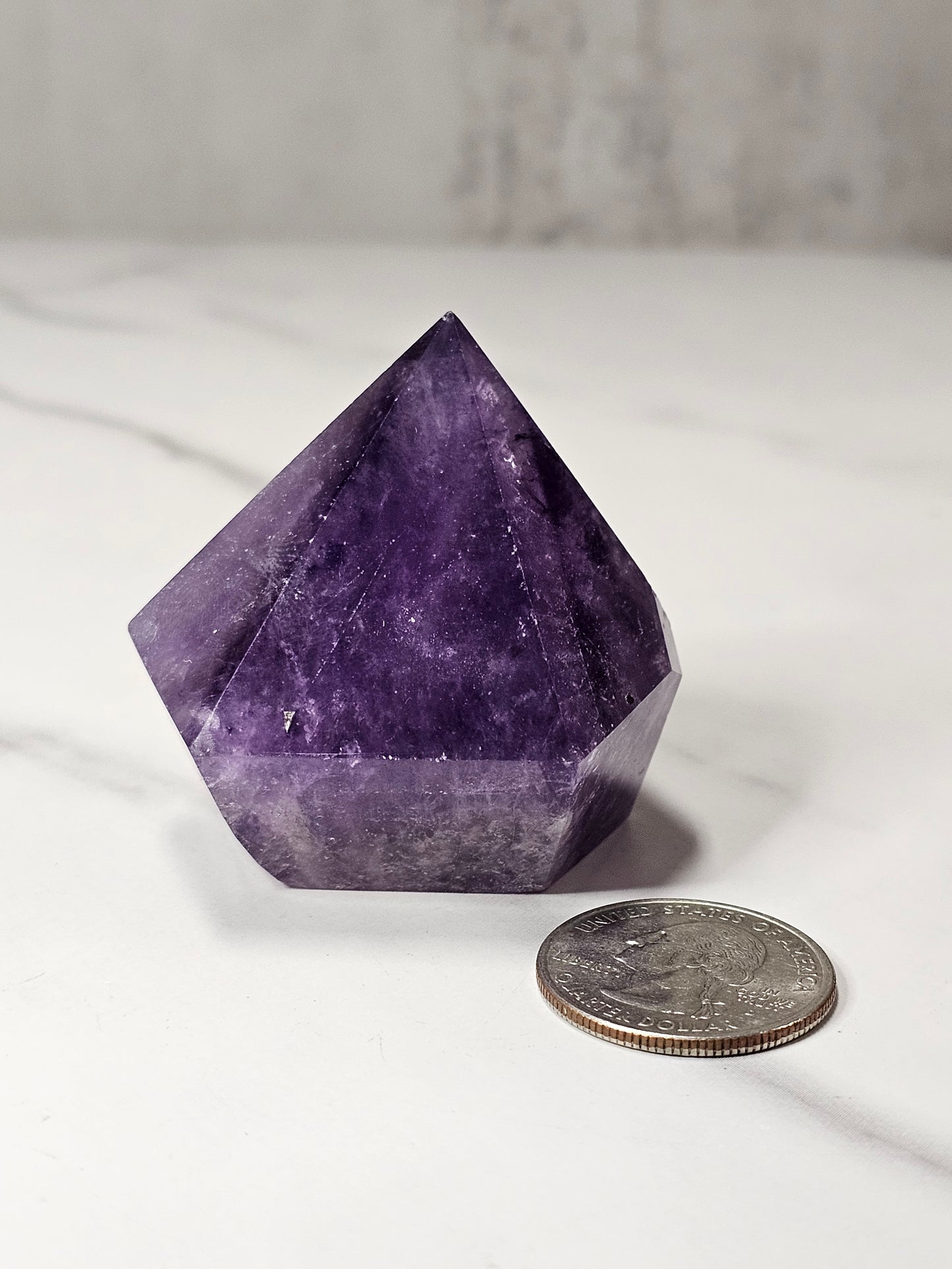 Amethyst Diamond/Gem Cut Point