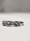 Tanzanite White Bronze Ring