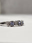 Tanzanite White Bronze Ring