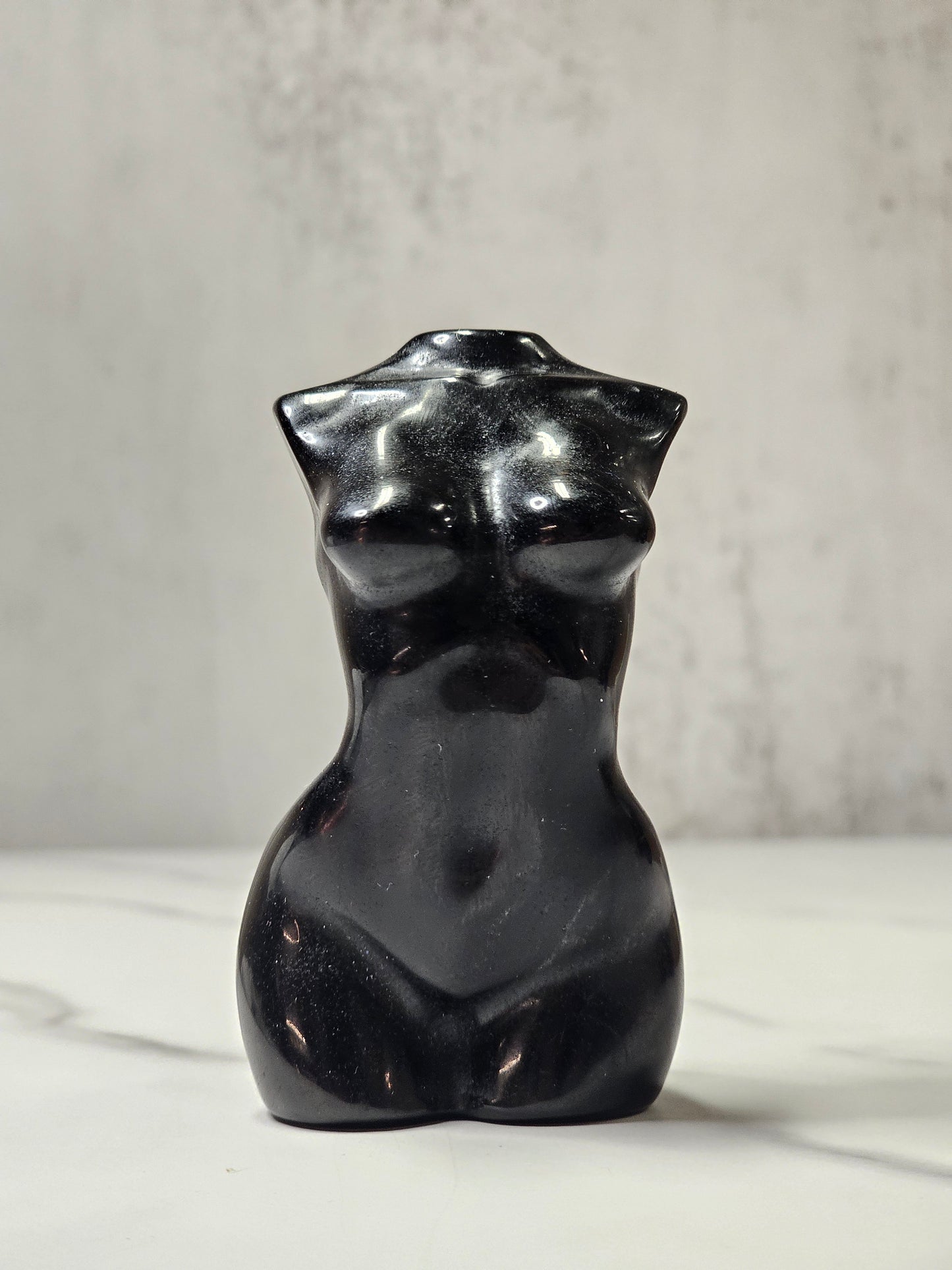 Obsidian Female Body Carving