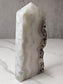 Pyrite on Fluorite Natural Tower Slice