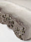 Pyrite on Fluorite Natural Tower Slice