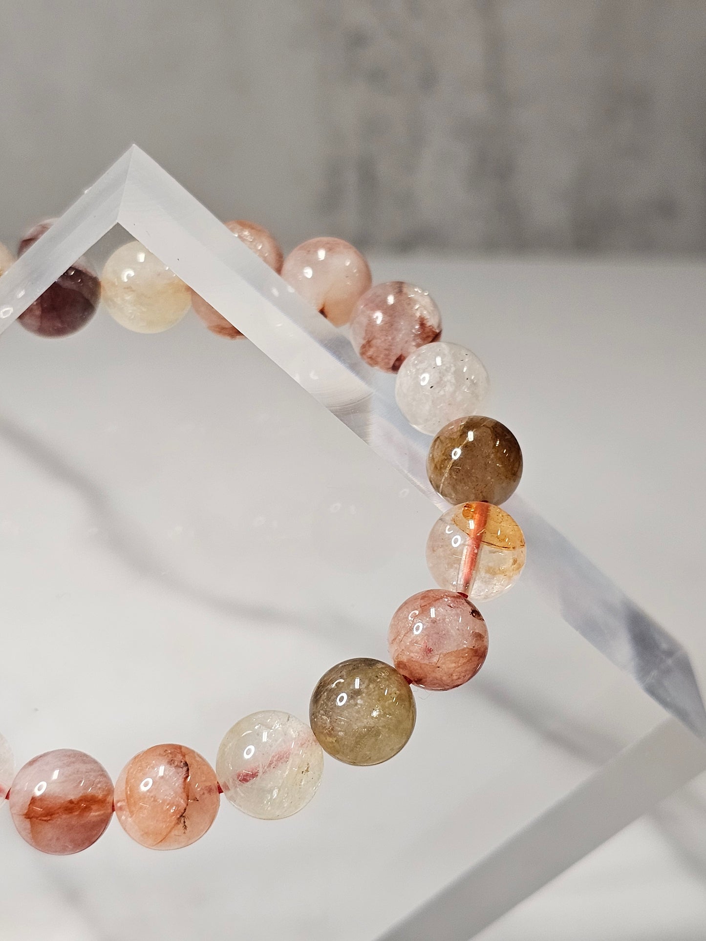 Fire Quartz Stretchy Bracelet