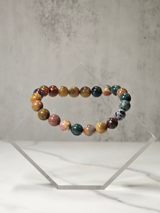 Ocean Jasper Stretchy Bracelet