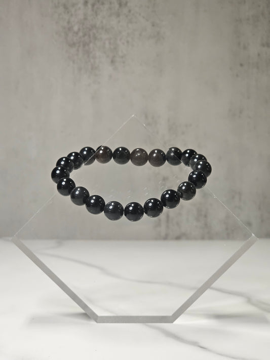 Obsidian Stretchy Bracelet
