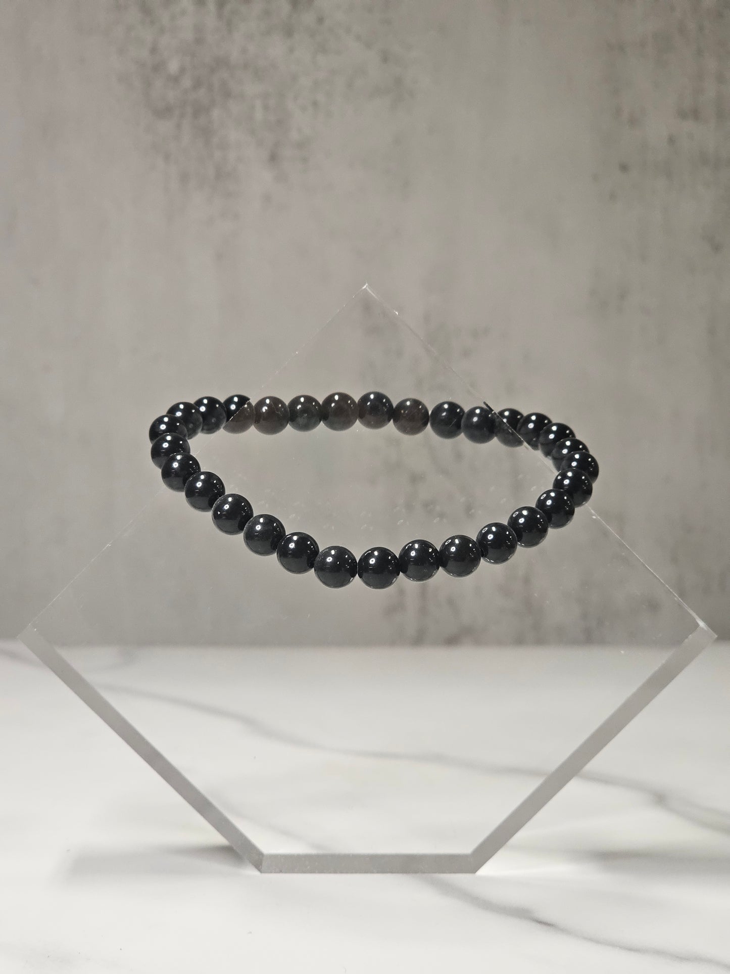 Black Tourmaline Stretchy Bracelet