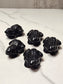 Obsidian Frog Carving