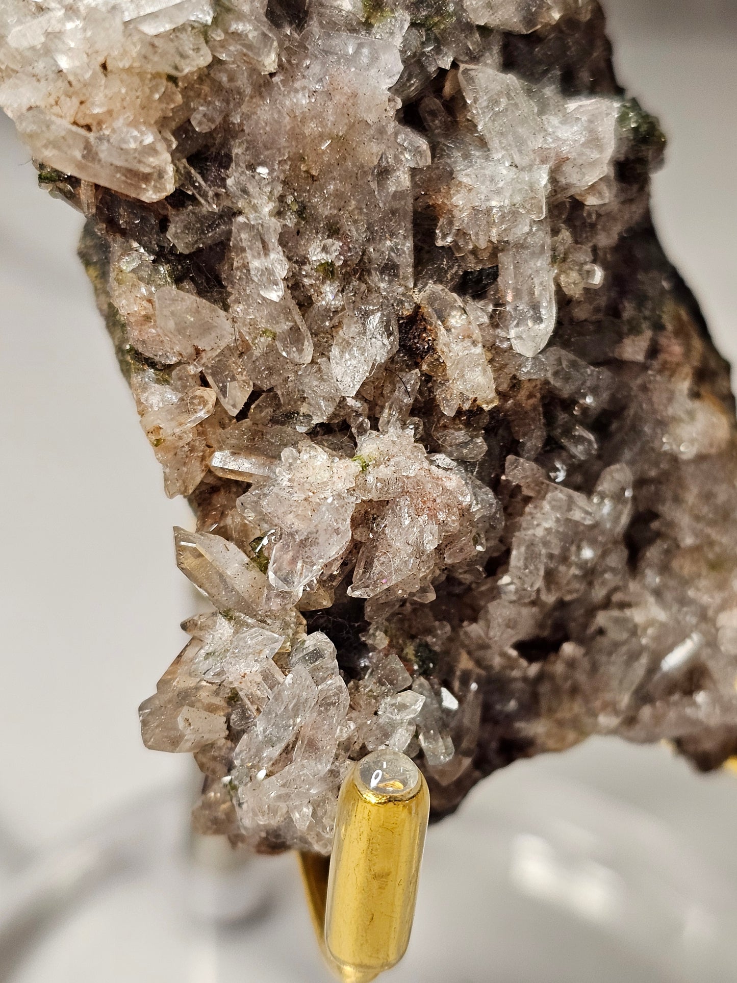 Epidote Quartz Specimen