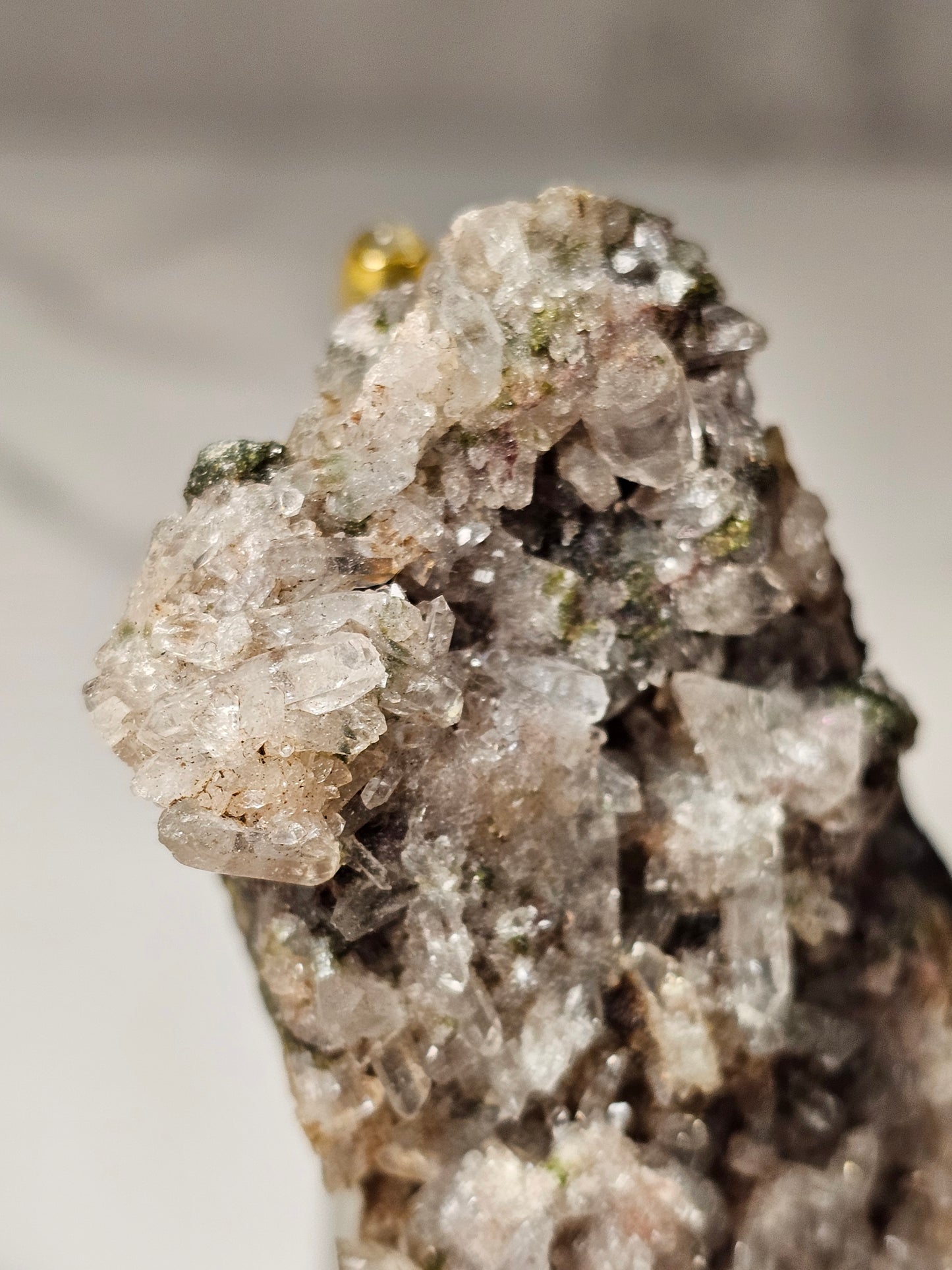 Epidote Quartz Specimen