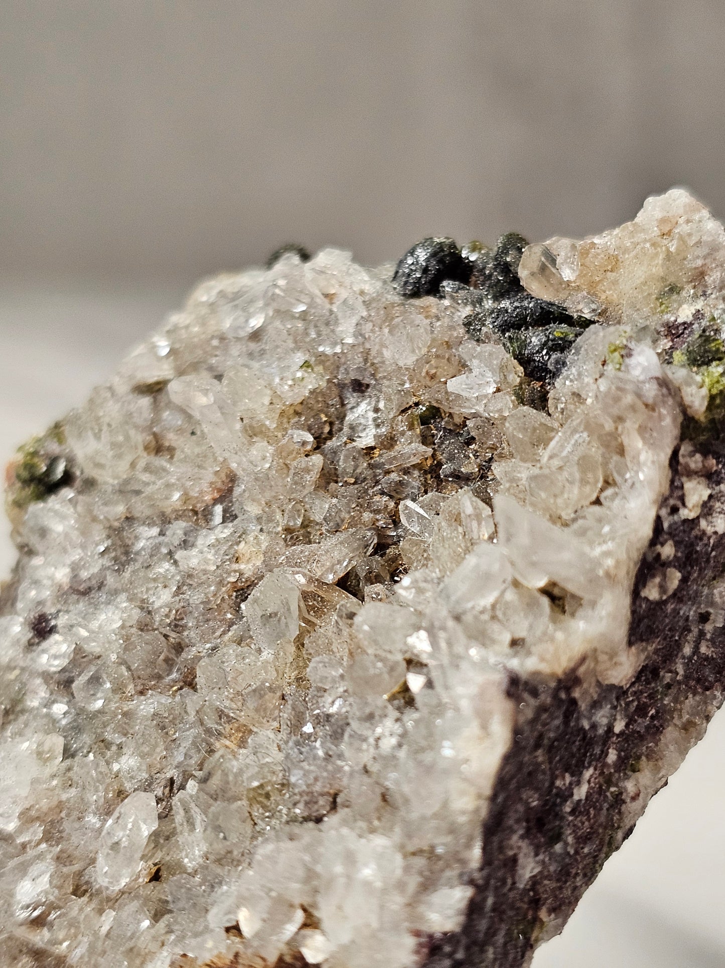 Epidote Quartz Specimen