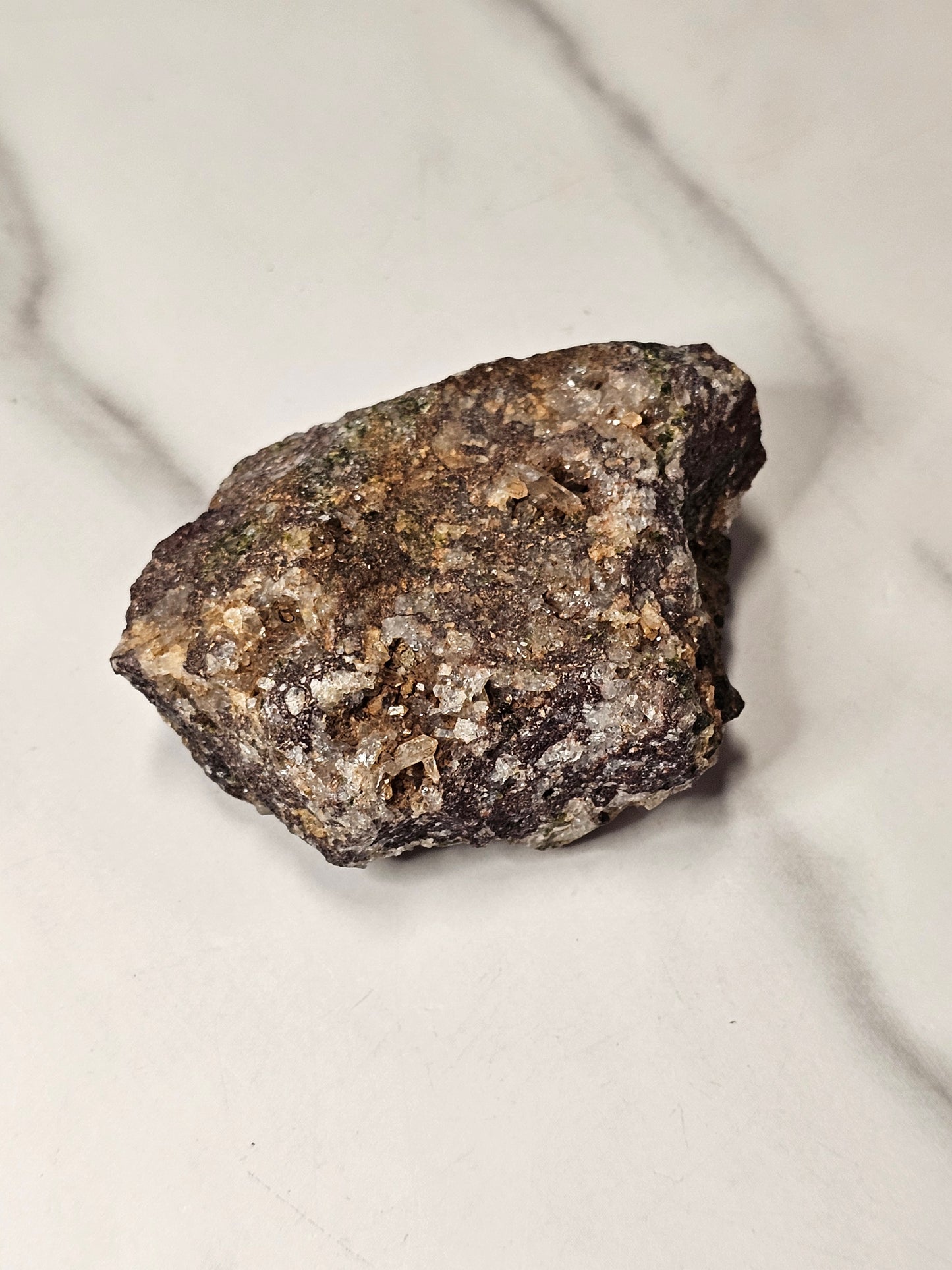 Epidote Quartz Specimen