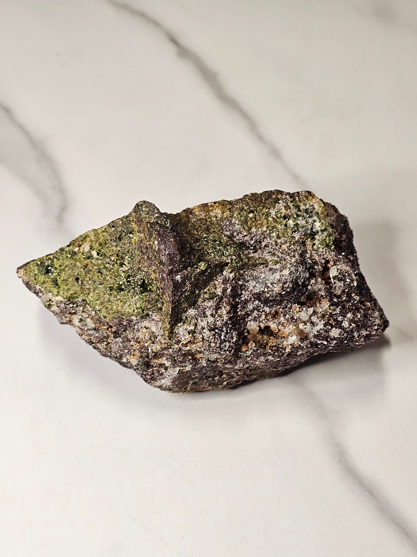 Epidote Quartz Specimen