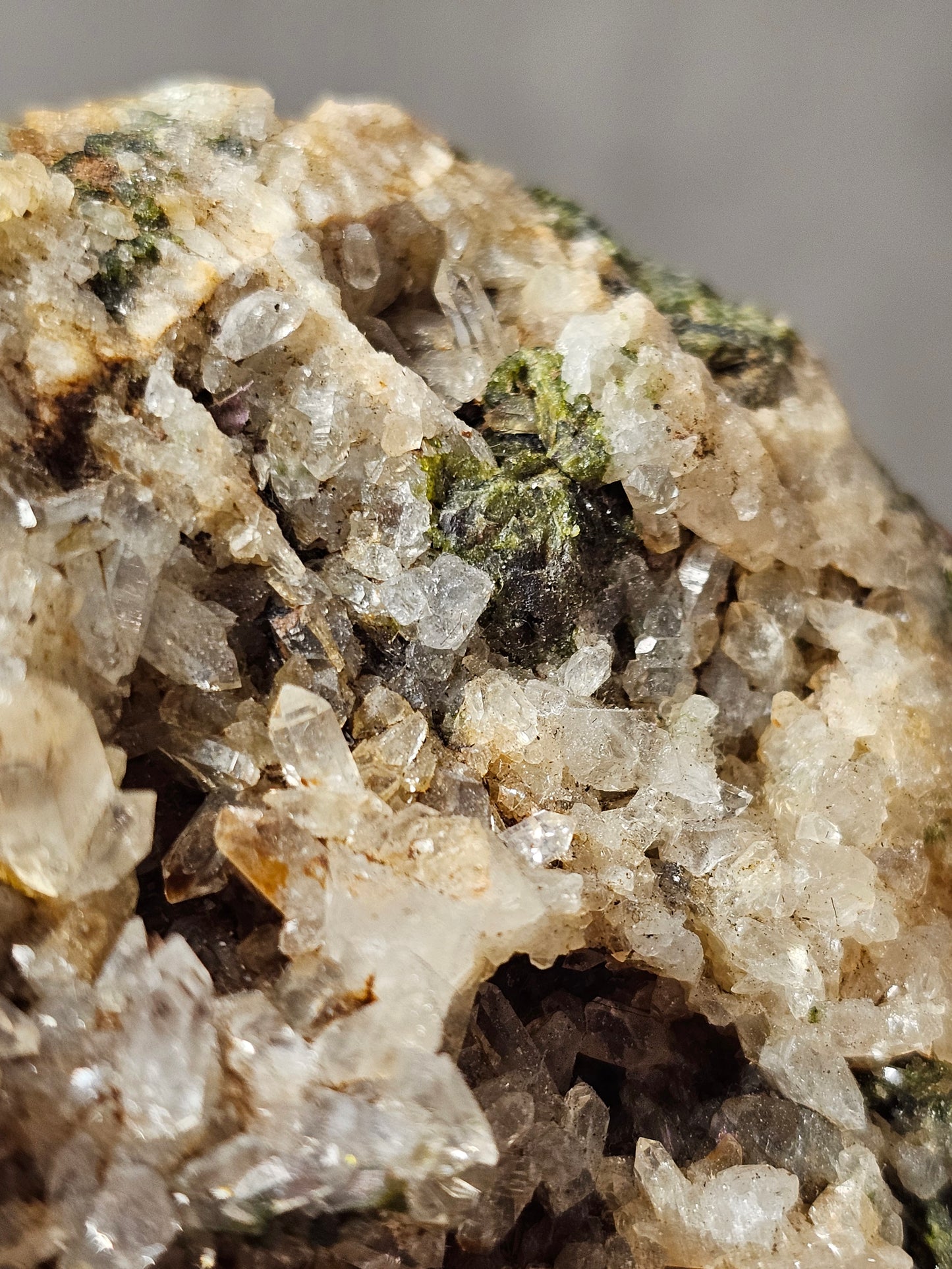 Epidote Quartz Specimen