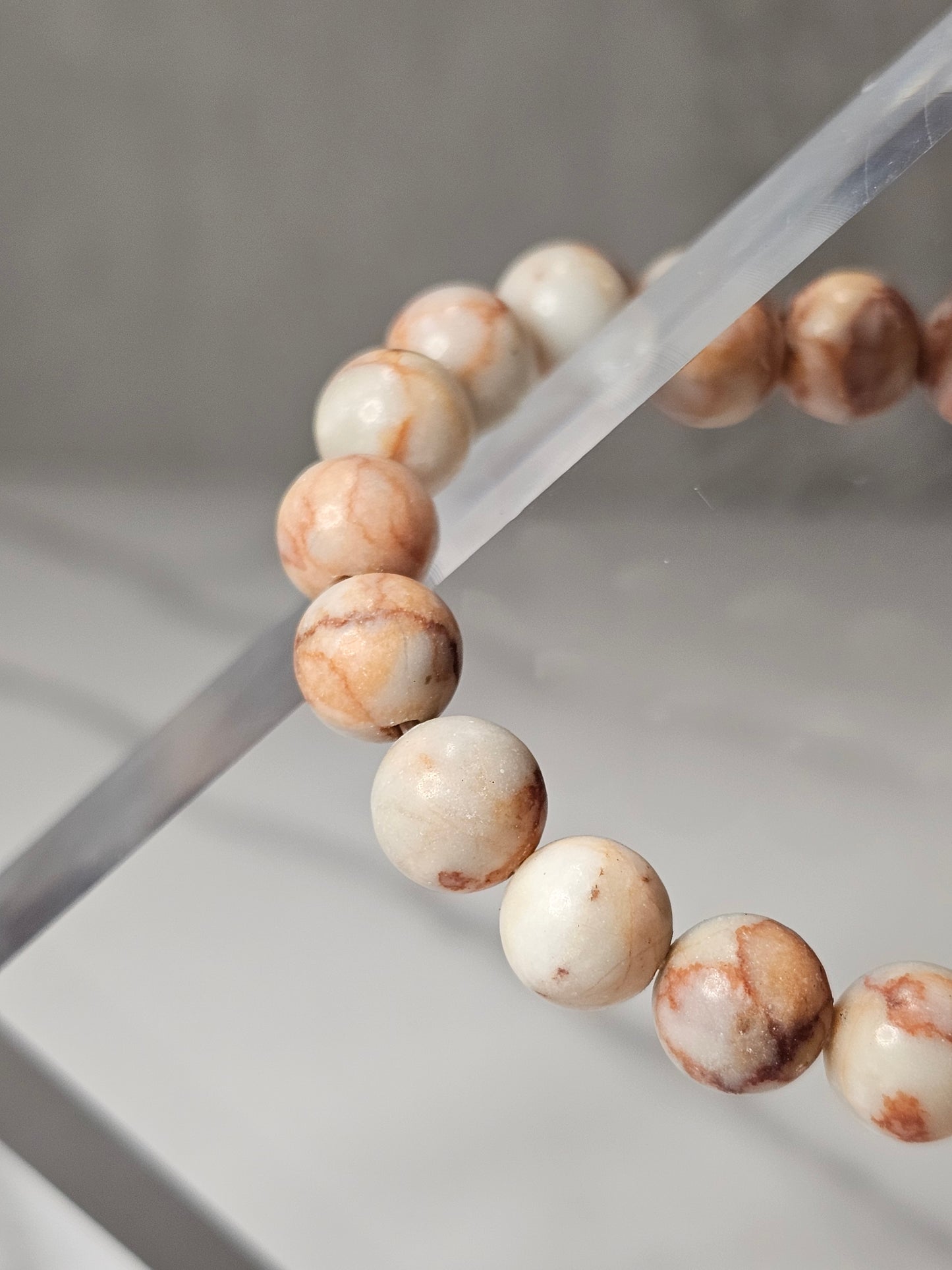 Red Vein Jasper Stretchy Bracelet