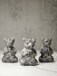 Picasso Jasper Meditating Yoga Dog Carving