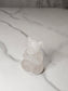 Rose Quartz Meditating Yoga Dog Carving