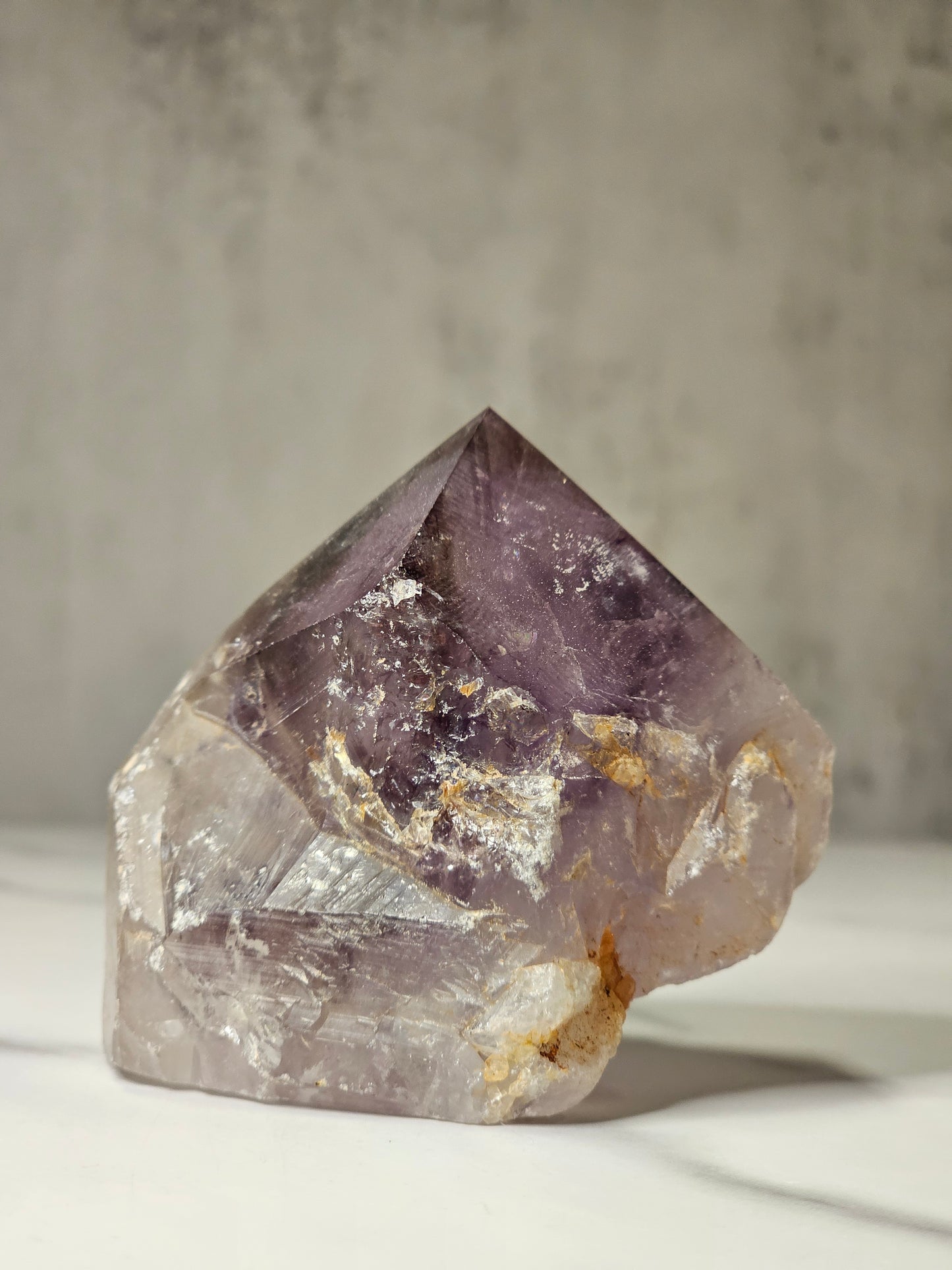 Amethyst Top Polished Point