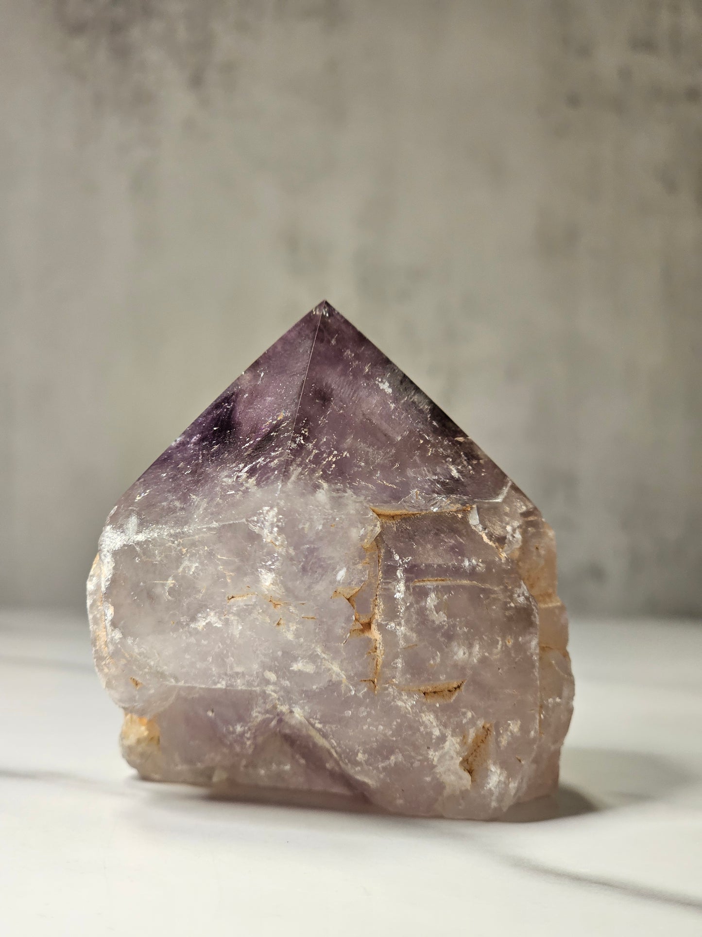 Amethyst Top Polished Point