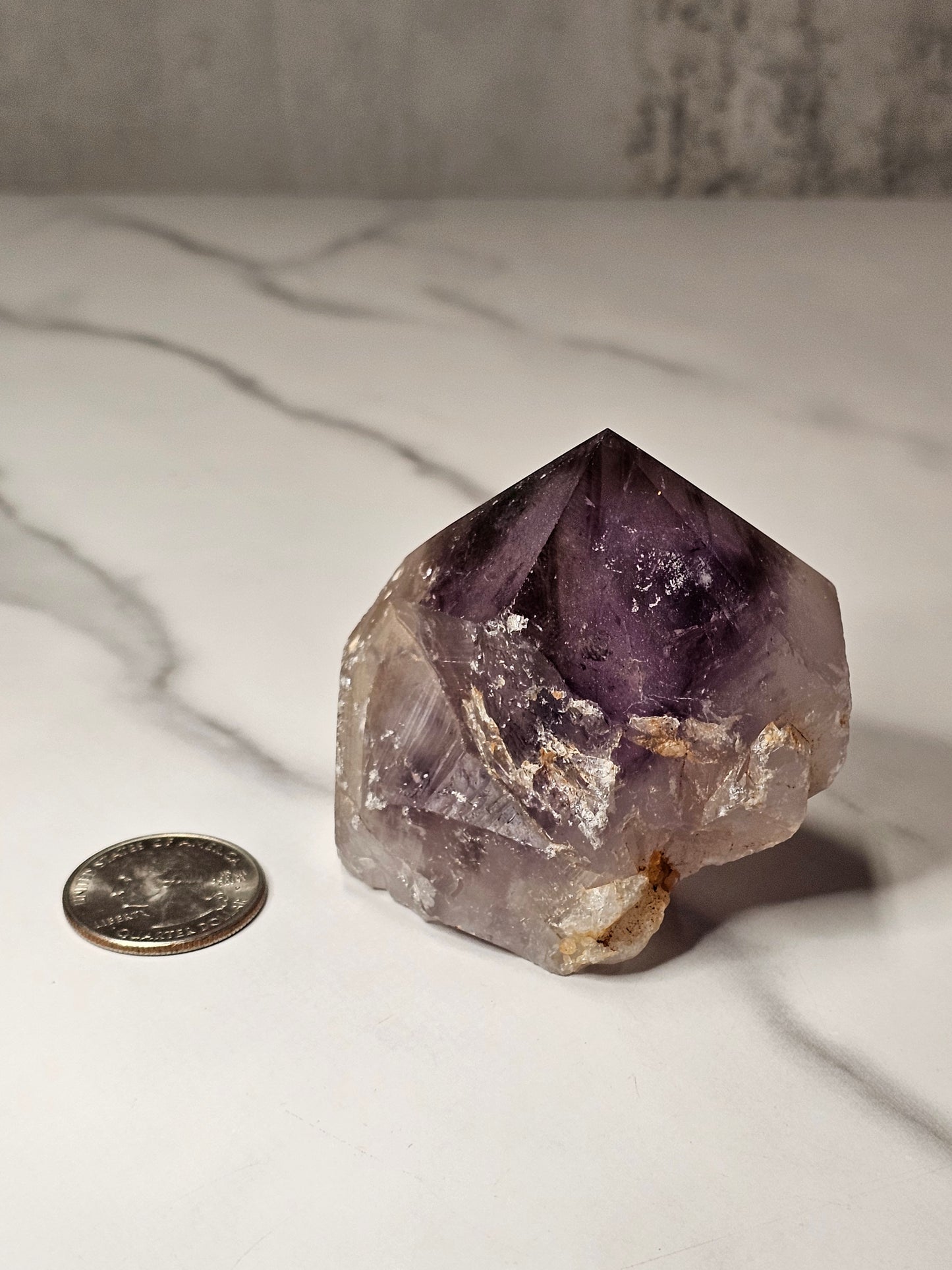 Amethyst Top Polished Point