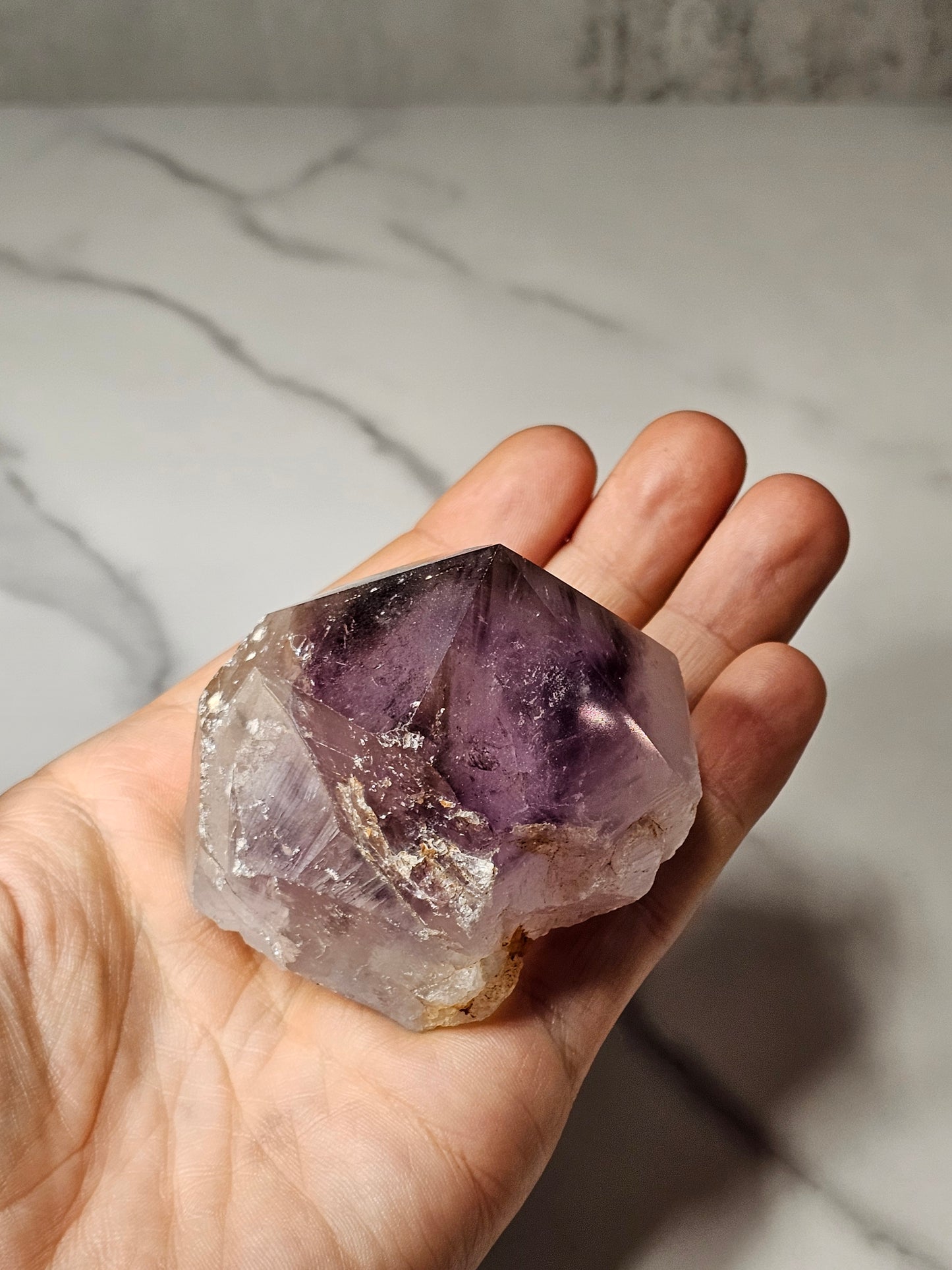 Amethyst Top Polished Point