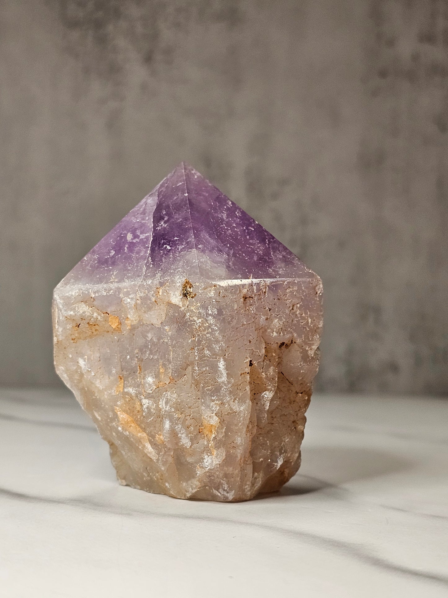 Amethyst Top Polished Point