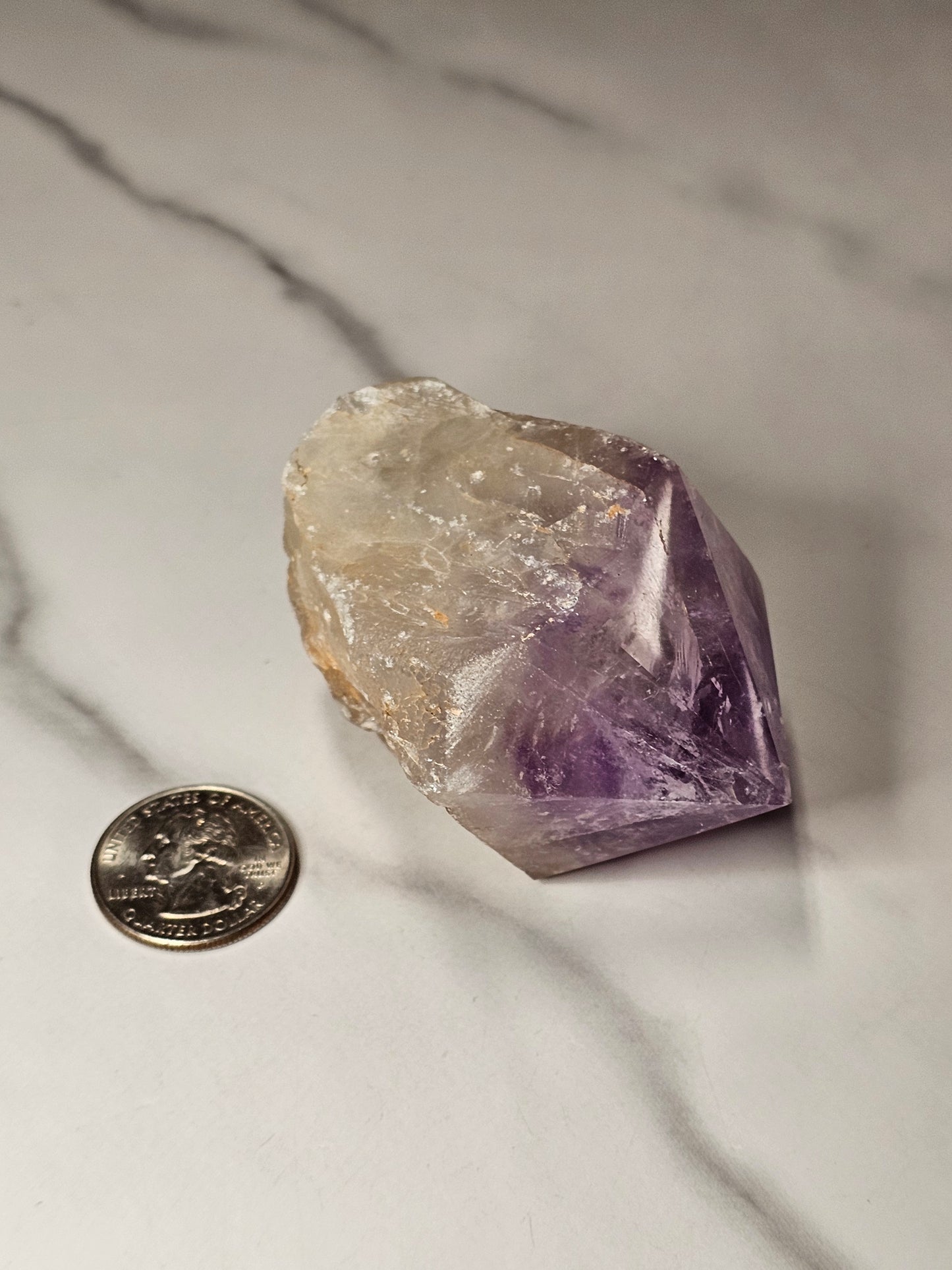 Amethyst Top Polished Point