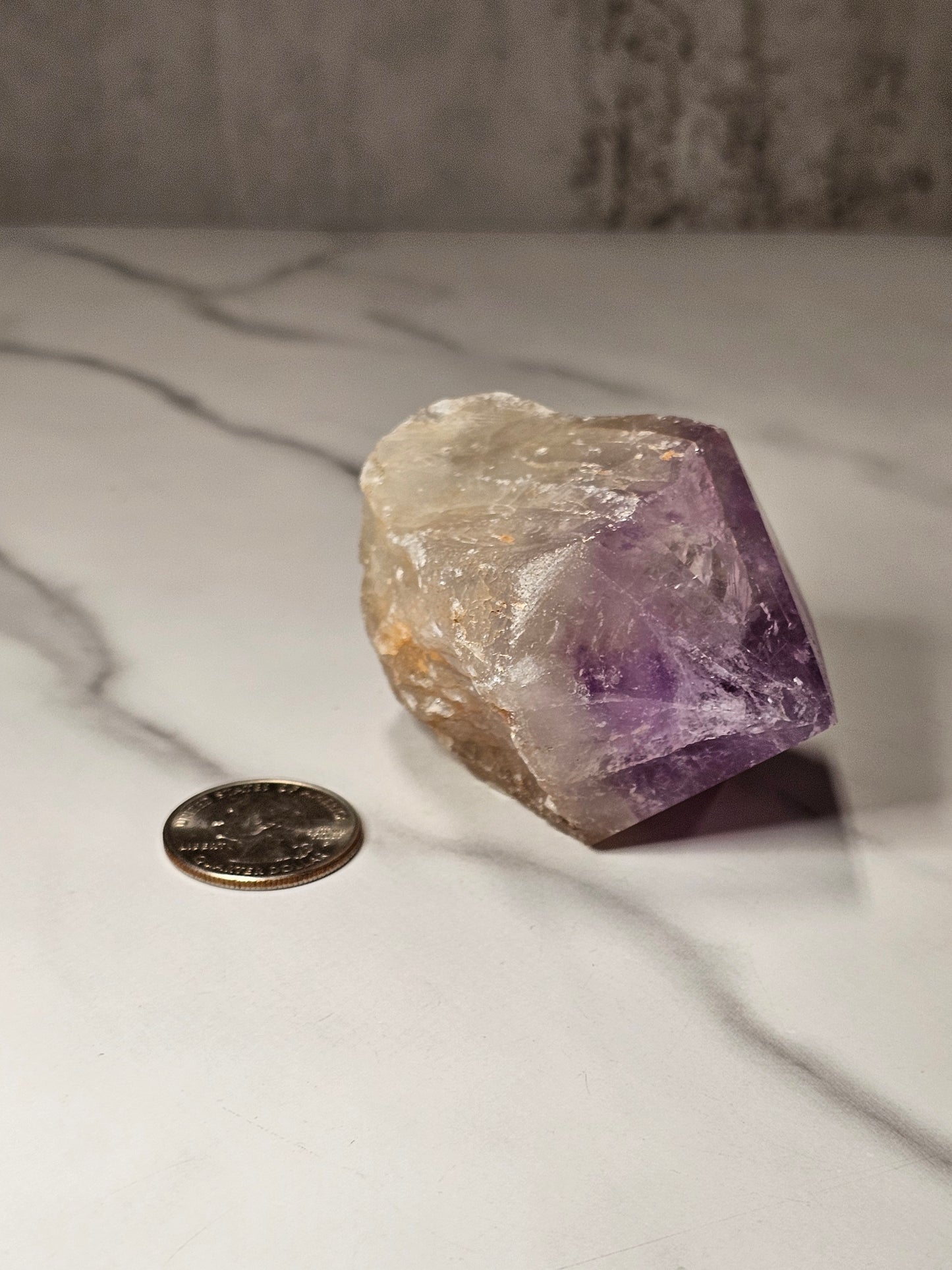 Amethyst Top Polished Point