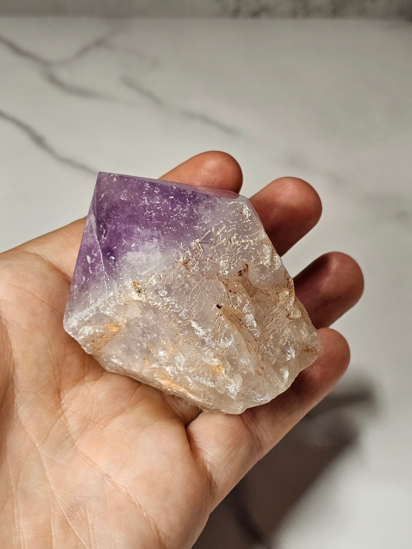 Amethyst Top Polished Point