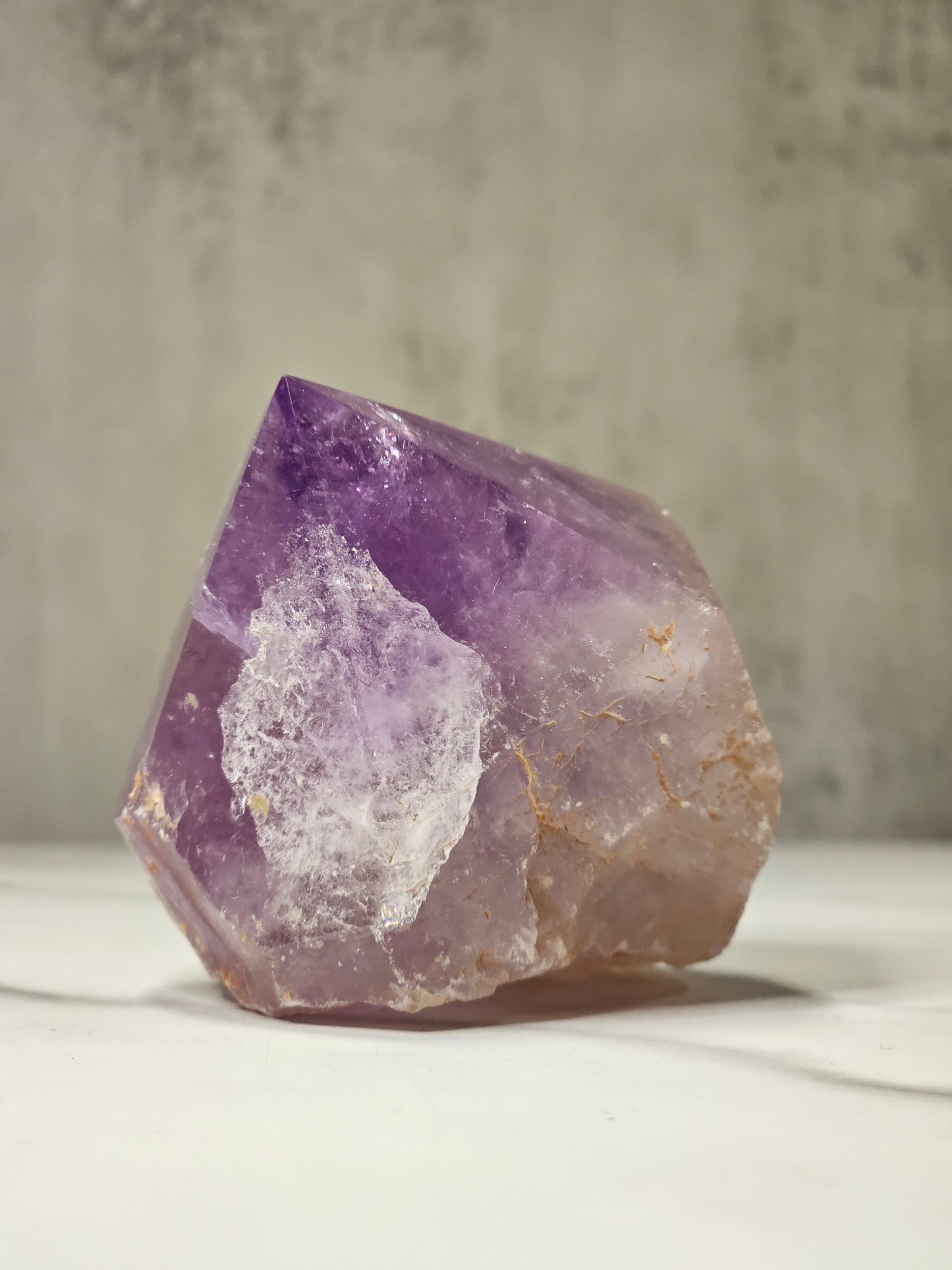 Amethyst Top Polished Point