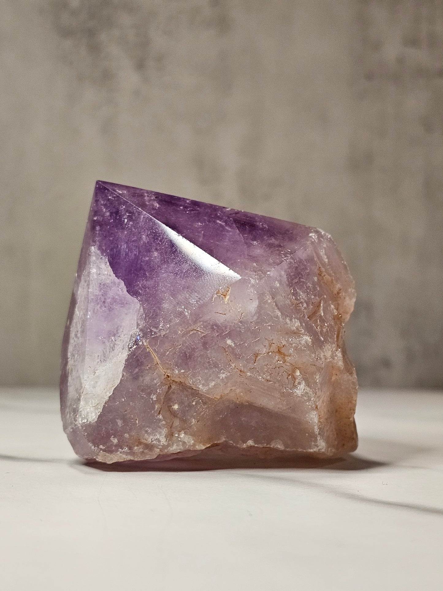 Amethyst Top Polished Point