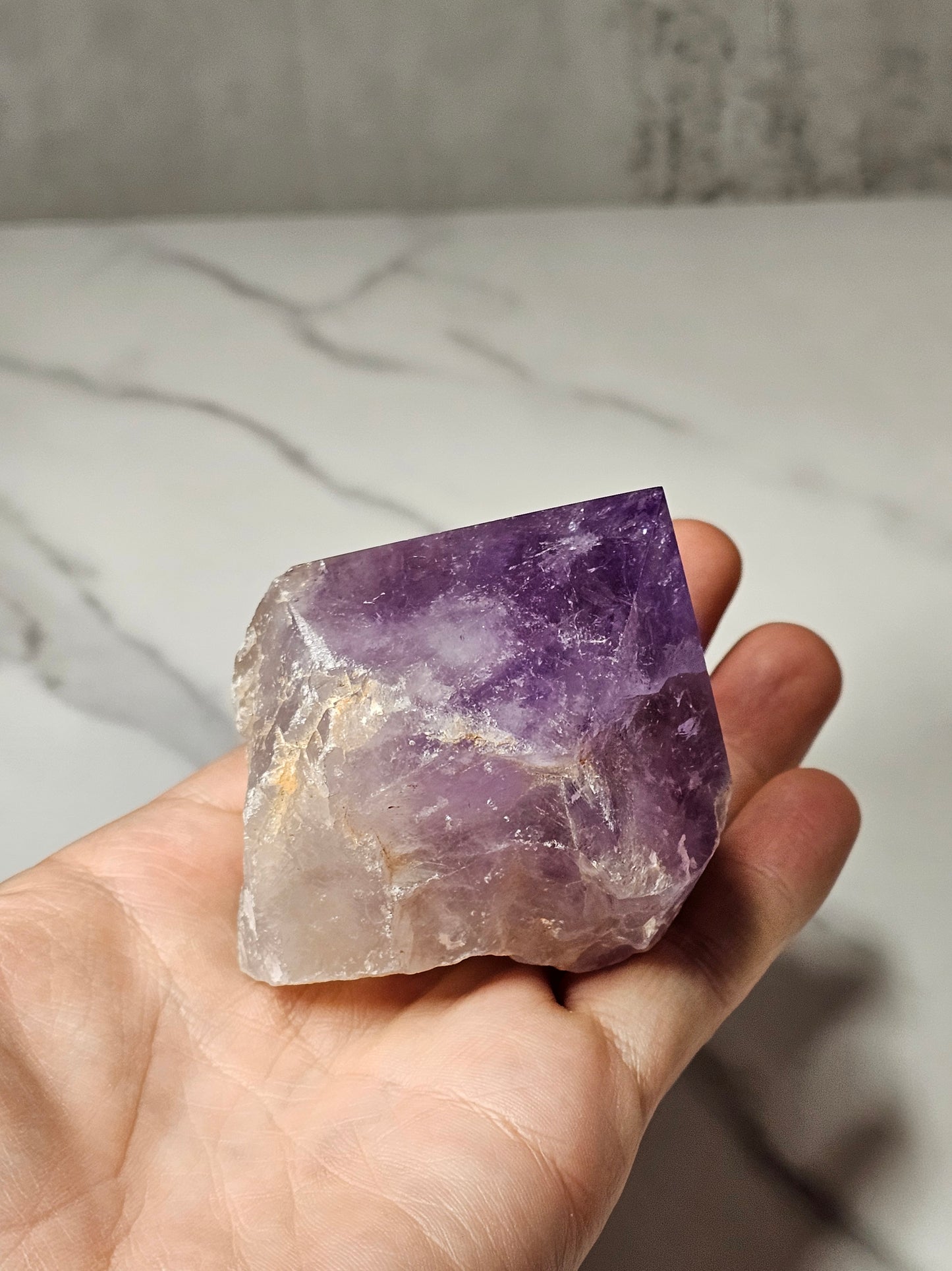 Amethyst Top Polished Point